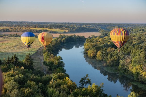 Les plus belles régions de France lors d'une balade en montgolfière inoubliable et sécurisée